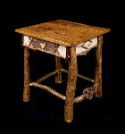 Fine Log Furniture - Antique Oak Top End Table